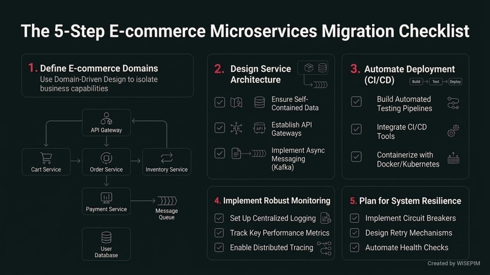 Microservices Architecture infographic