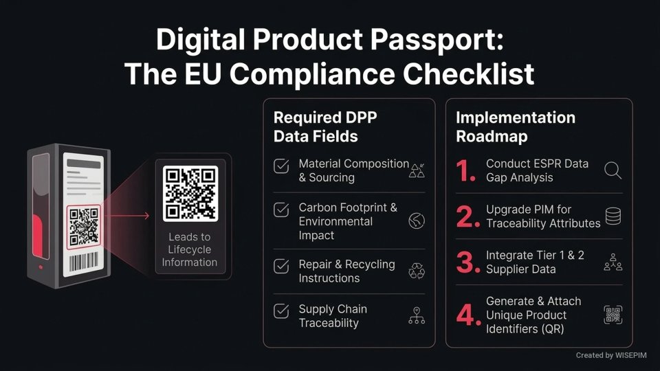 Digital Product Passport (DPP) infographic