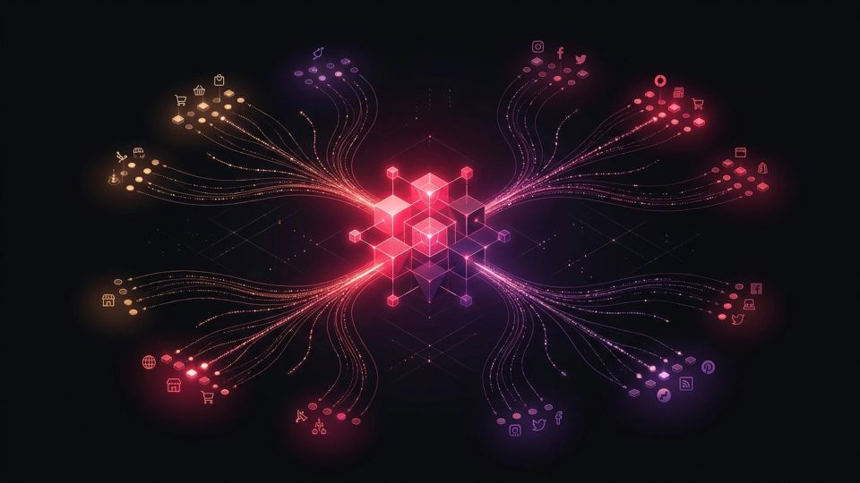 Hero image for Content Syndication — concept illustration for e-commerce glossary