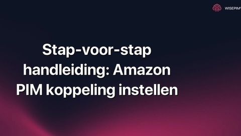 Hoe je de Amazon PIM koppeling instelt: Stap-voor-stap gids