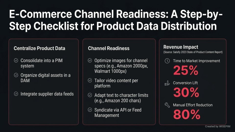 Product Content Distribution infographic