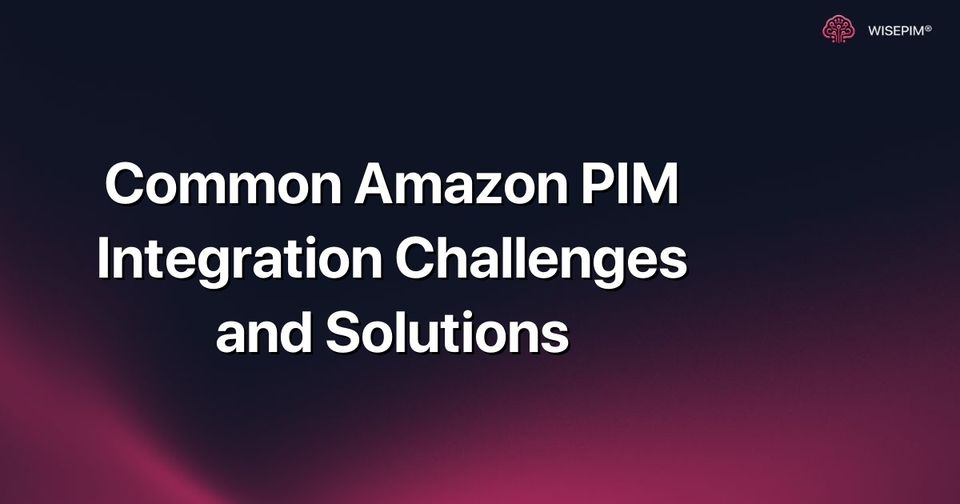 How to overcome Amazon PIM integration challenges and find solutions