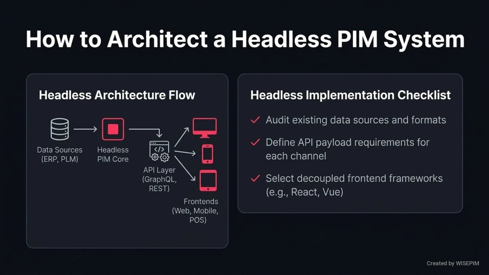 Headless PIM infographic