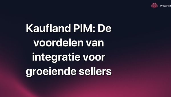 Kaufland PIM: De voordelen van integratie voor groeiende sellers