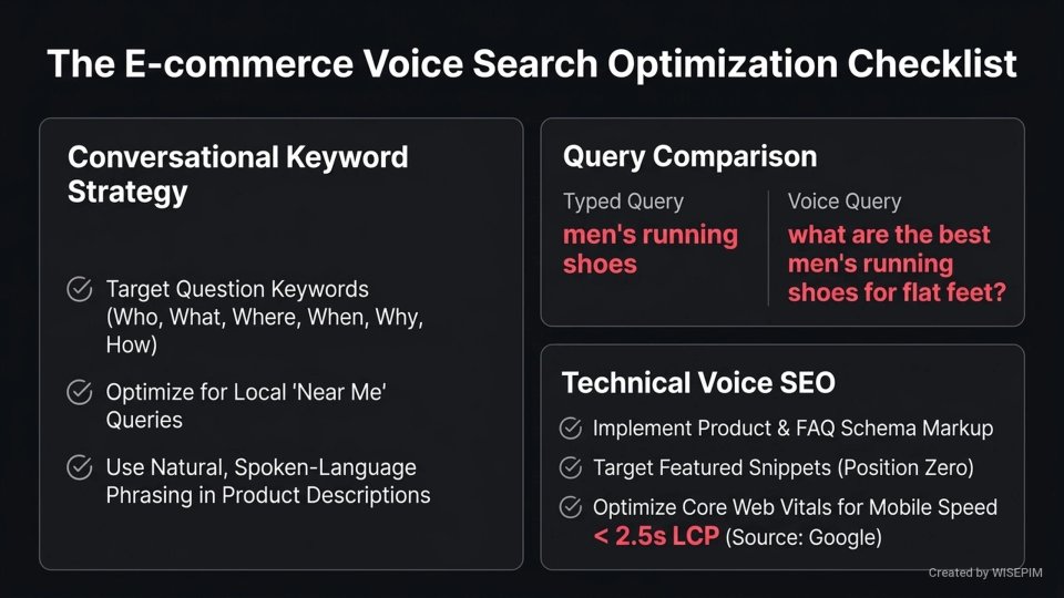 Voice Search Optimization infographic