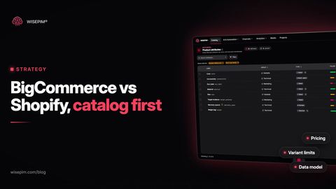 BigCommerce vs Shopify: Pricing, Catalog Limits and Data Model