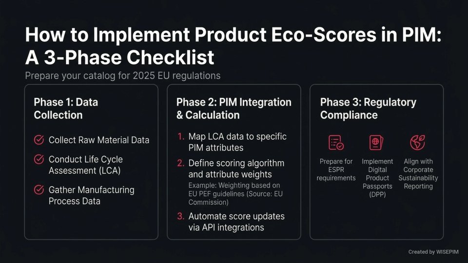 Product Sustainability Scoring infographic