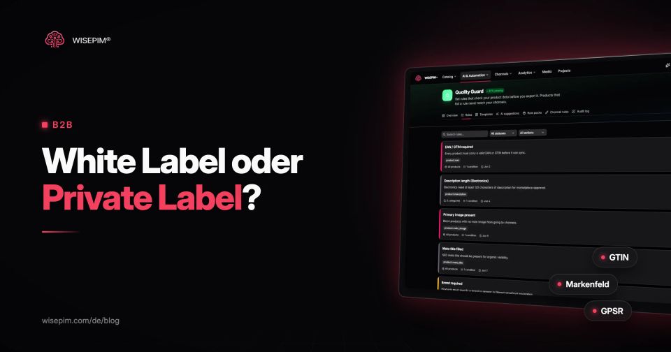 White Label vs. Private Label: Unterschiede und die Daten, die dir gehören
