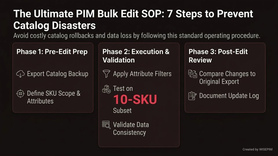 Bulk Edit infographic