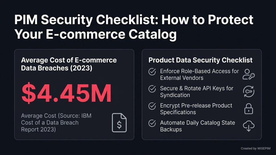 Product Data Security infographic