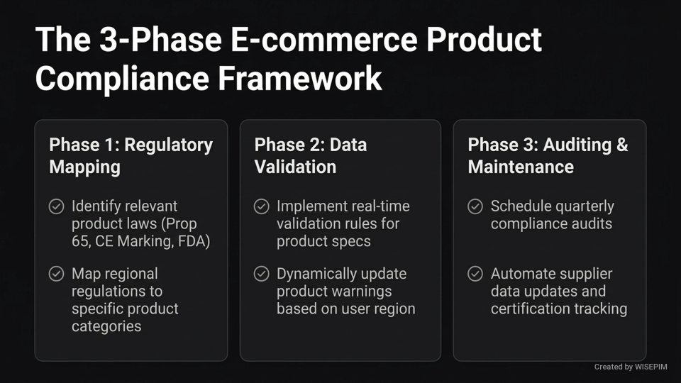 Product Data Compliance infographic