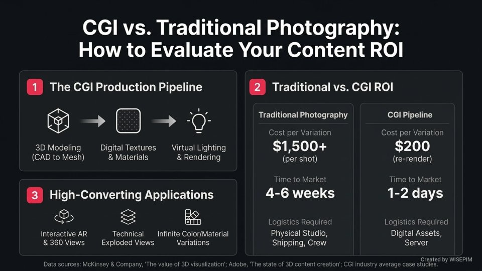 CGI (Computer Generated Imagery) infographic