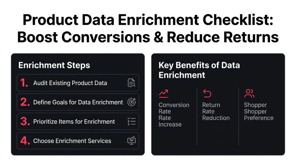 Product Data Enrichment Services infographic