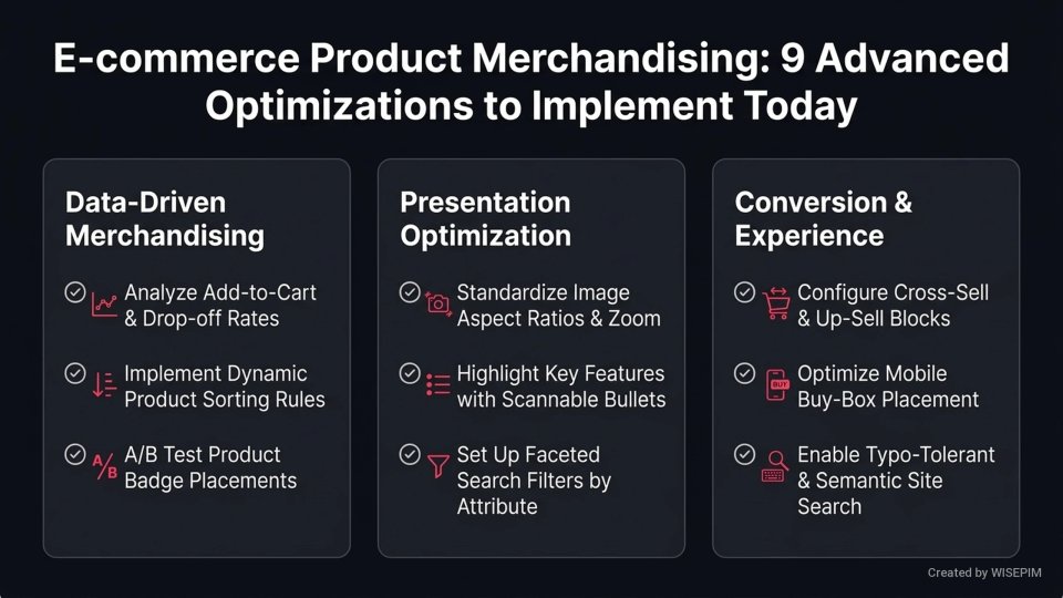 Product Merchandising infographic
