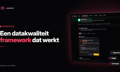 Datakwaliteit framework voor productdata: eigenaren, regels en KPI's