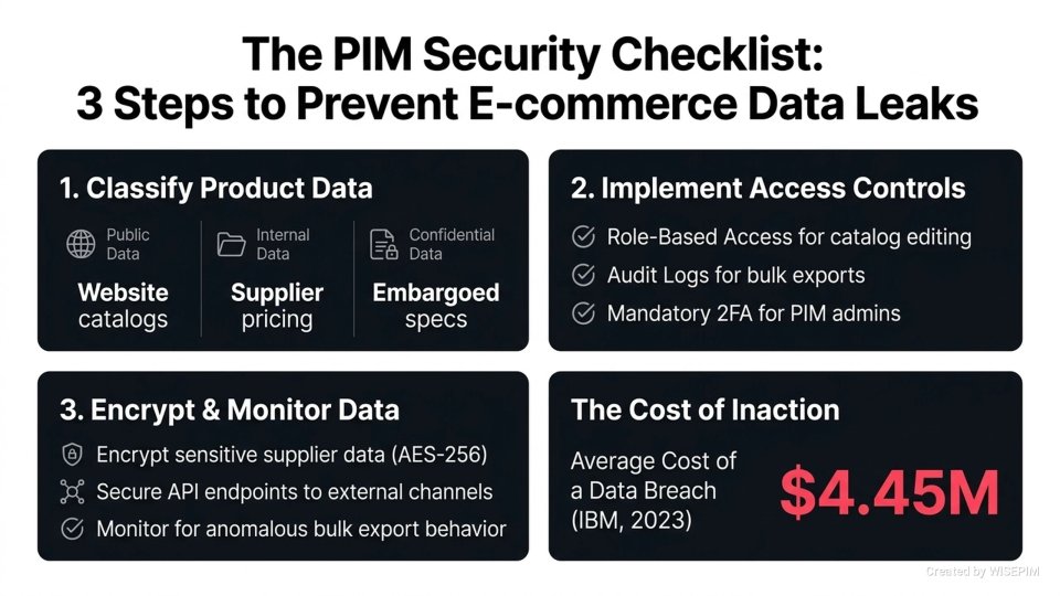 Product Data Privacy infographic