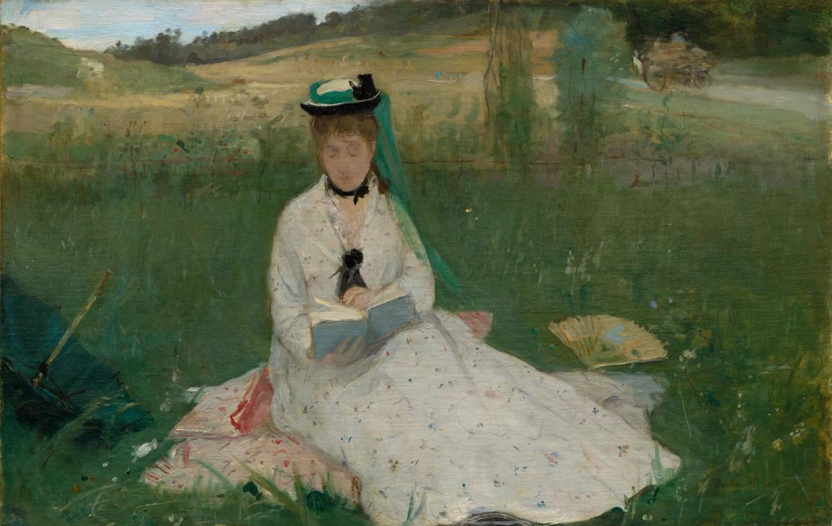Berthe Morisot, La Lecture, 1873, huile sur toile, Cleveland Museum of Art. Courtesy du Cleveland Museum of Art