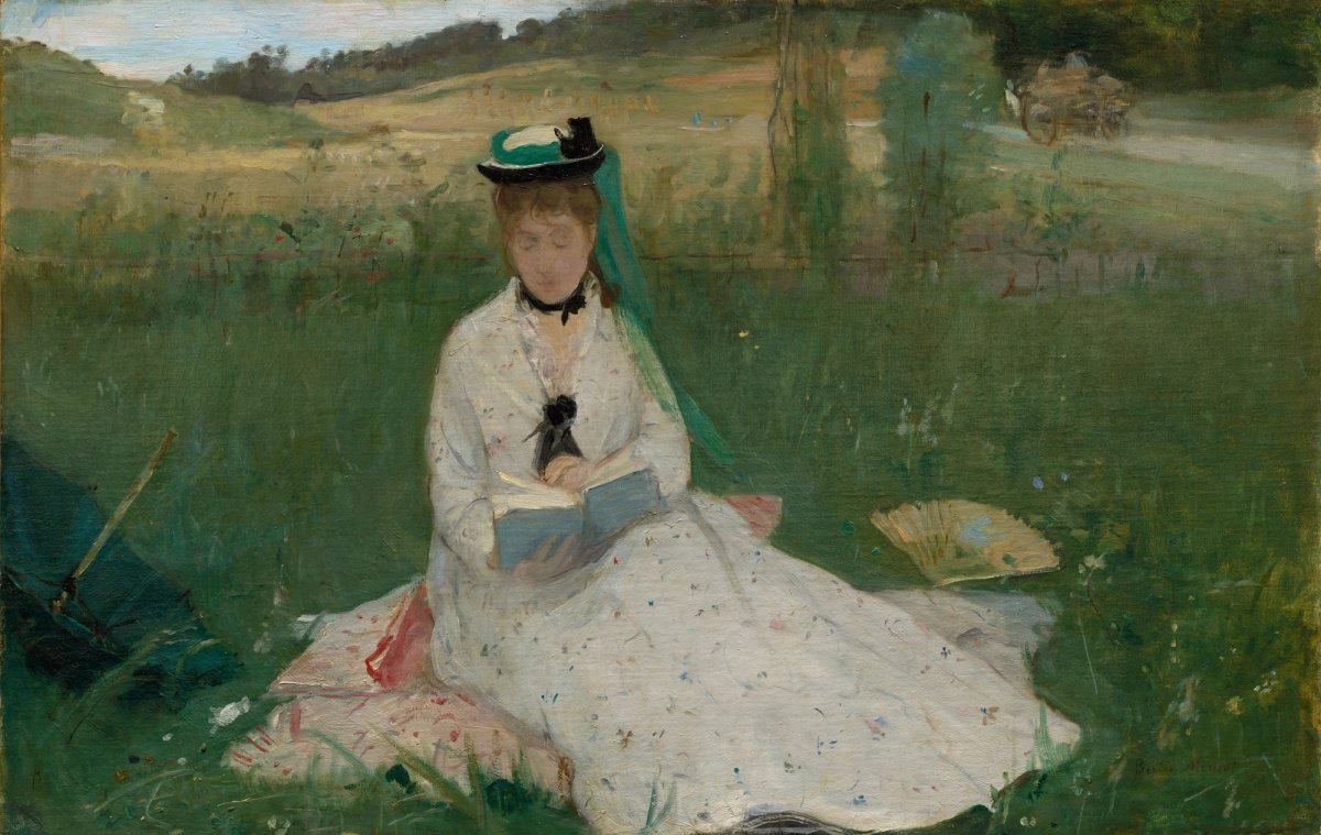 Berthe Morisot, La Lecture, 1873, huile sur toile, Cleveland Museum of Art. Courtesy du Cleveland Museum of Art