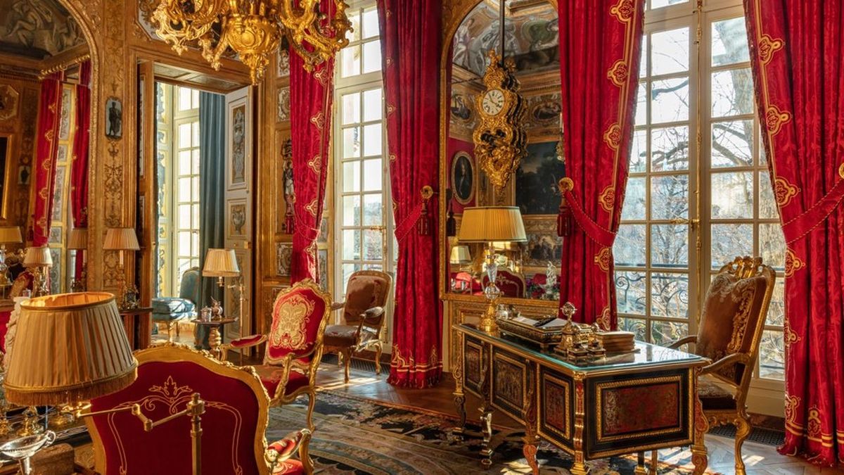 L'un des salons de l'Hôtel Lambert. Photo : Sotheby's
