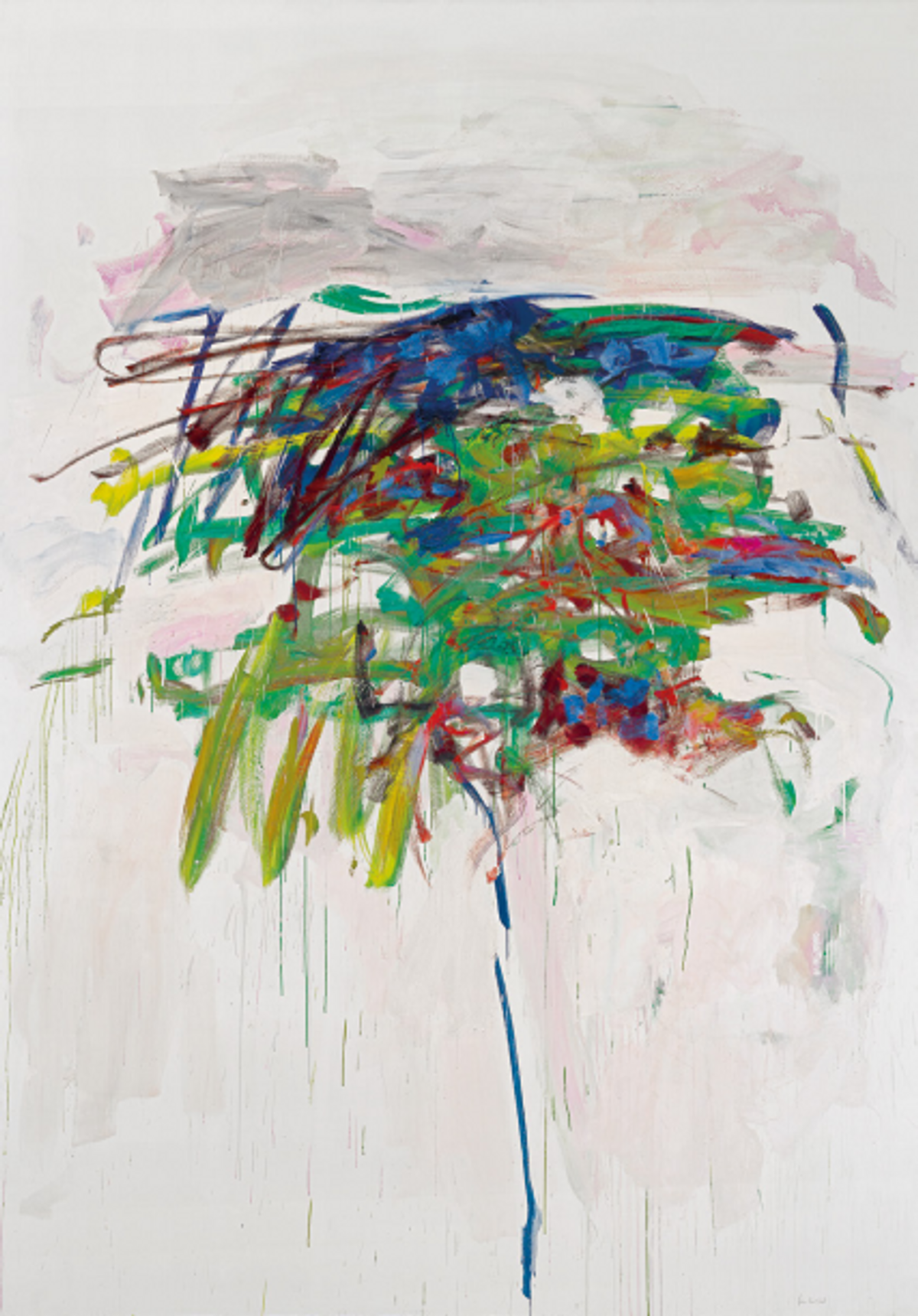 Joan Mitchell, Untitled, 1992, huile sur toile, est. 4-6 millions d’euros. © Christie’s. Photo Anna Buklovska.
