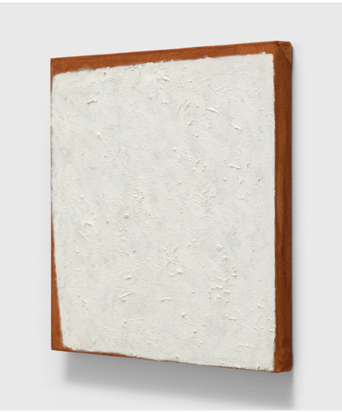 Robert Ryman, Untitled, 2011, huile sur toile, Pinault Collection. Courtesy David Zwirner. Photo Kerry McFate