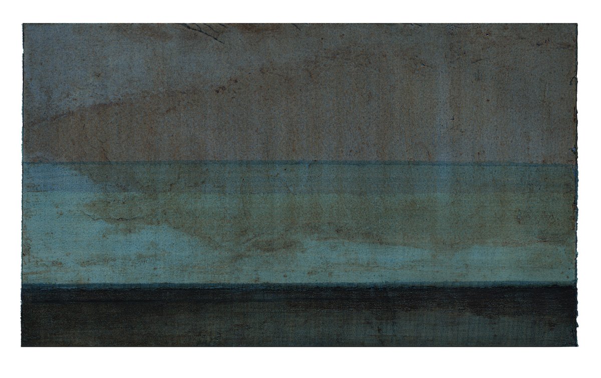 Agathe bouton, Matin estival, lithographie et acrylique. Courtesy galerie Martine Namy-Caulier