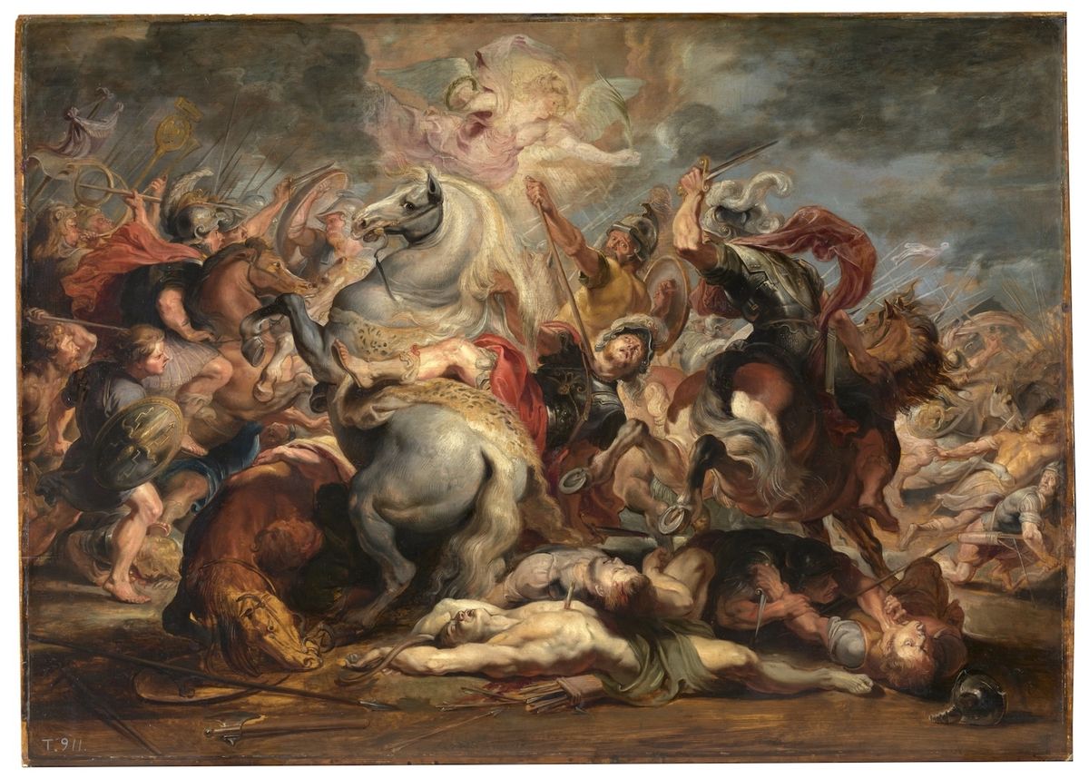 Rubens et son atelier, La mort de Decius Mus, 1616-1617, huile sur panneau, Madrid, Museo Nacional del Prado.
© Museo Nacional del Prado