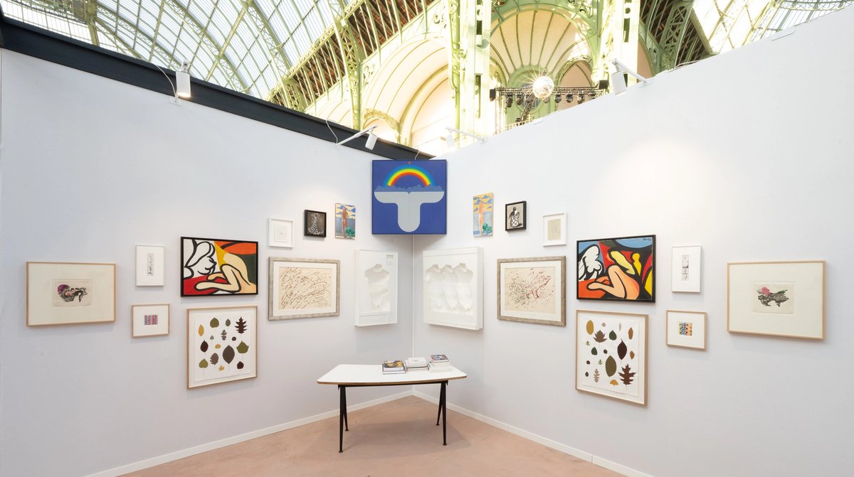 Stand de la galerie Loevenbruck à Art Paris. © Photo Fabrice Gousset, courtesy Loevenbruck, Paris