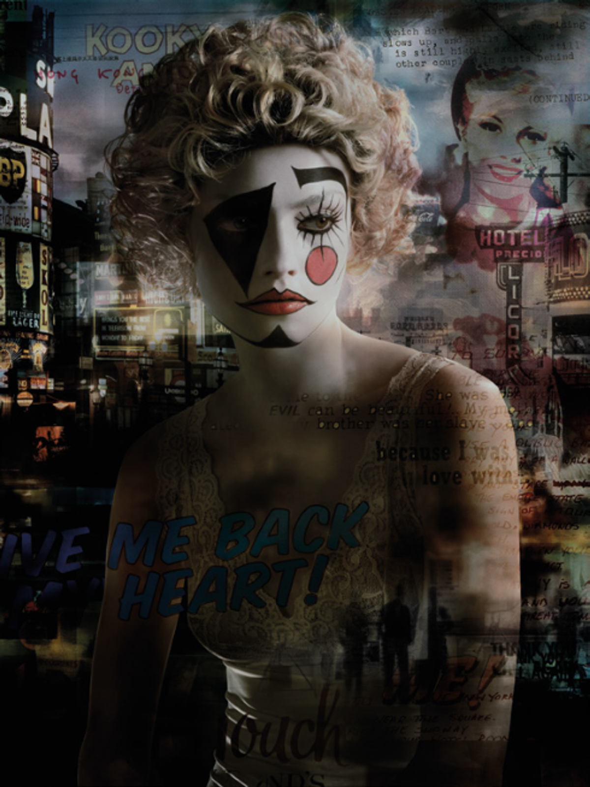 Valérie Belin, Lady Heart, série Heroes, 2022, photographie. © Valérie Belin et la galerie Nathalie Obadia, Paris/Bruxelles