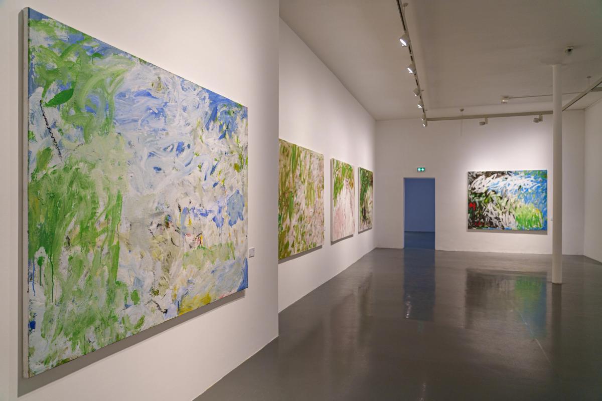 Vue de l’exposition « Christian Sorg - Peindre pour dire le monde » au Centre d’art contemporain Bouvet Ladubay, à Saumur. Courtesy Centre d’art contemporain Bouvet Ladubay