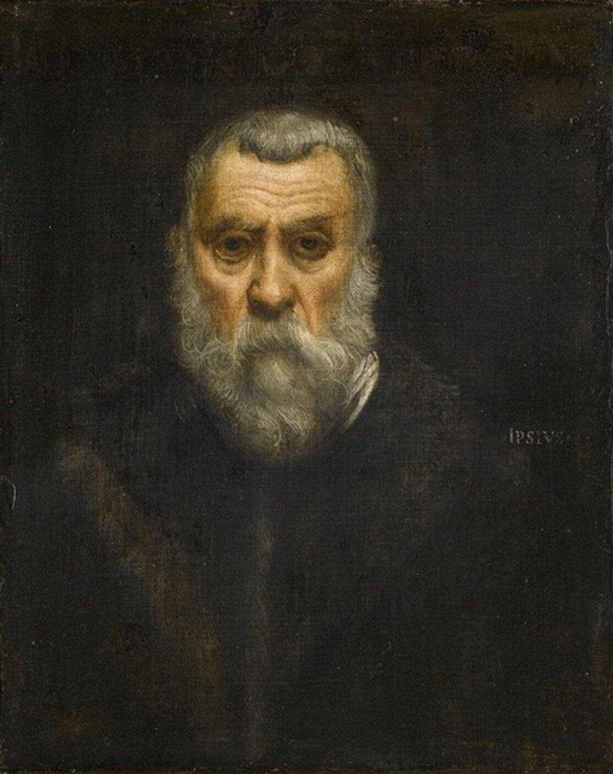 Tintoret, Autoportrait, vers 1588, huile sur toile, Paris, musée du Louvre. © GrandPalaisRmn (musée du Louvre) / Jean-Gilles Berizzi
