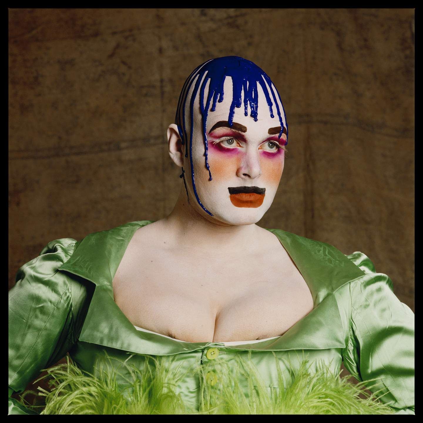 Fergus Greer, Leigh Bowery Session I Look 2, 1988, C-print.

© Fergus Greer. Courtesy de la Michael Hoppen Gallery