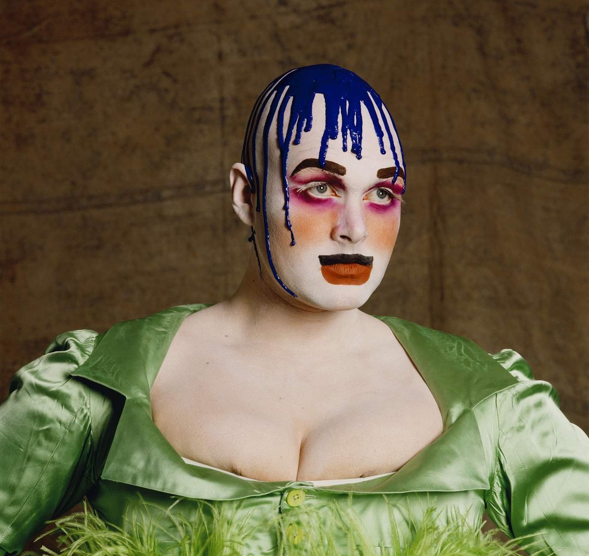Fergus Greer, Leigh Bowery Session I Look 2, 1988, C-print.
© Fergus Greer. Courtesy de la Michael Hoppen Gallery