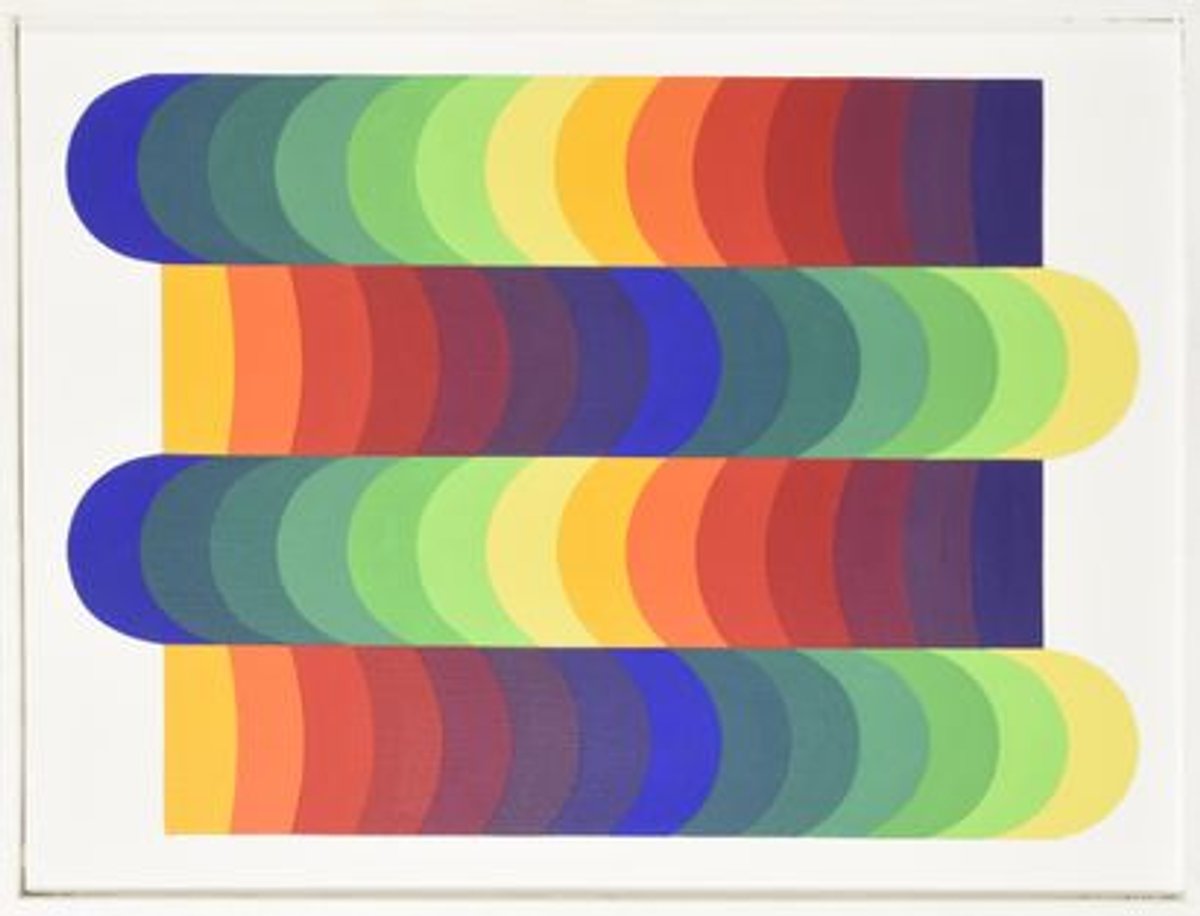 Julio Le Parc, Double progression, 1973. Courtesy Digard Auction