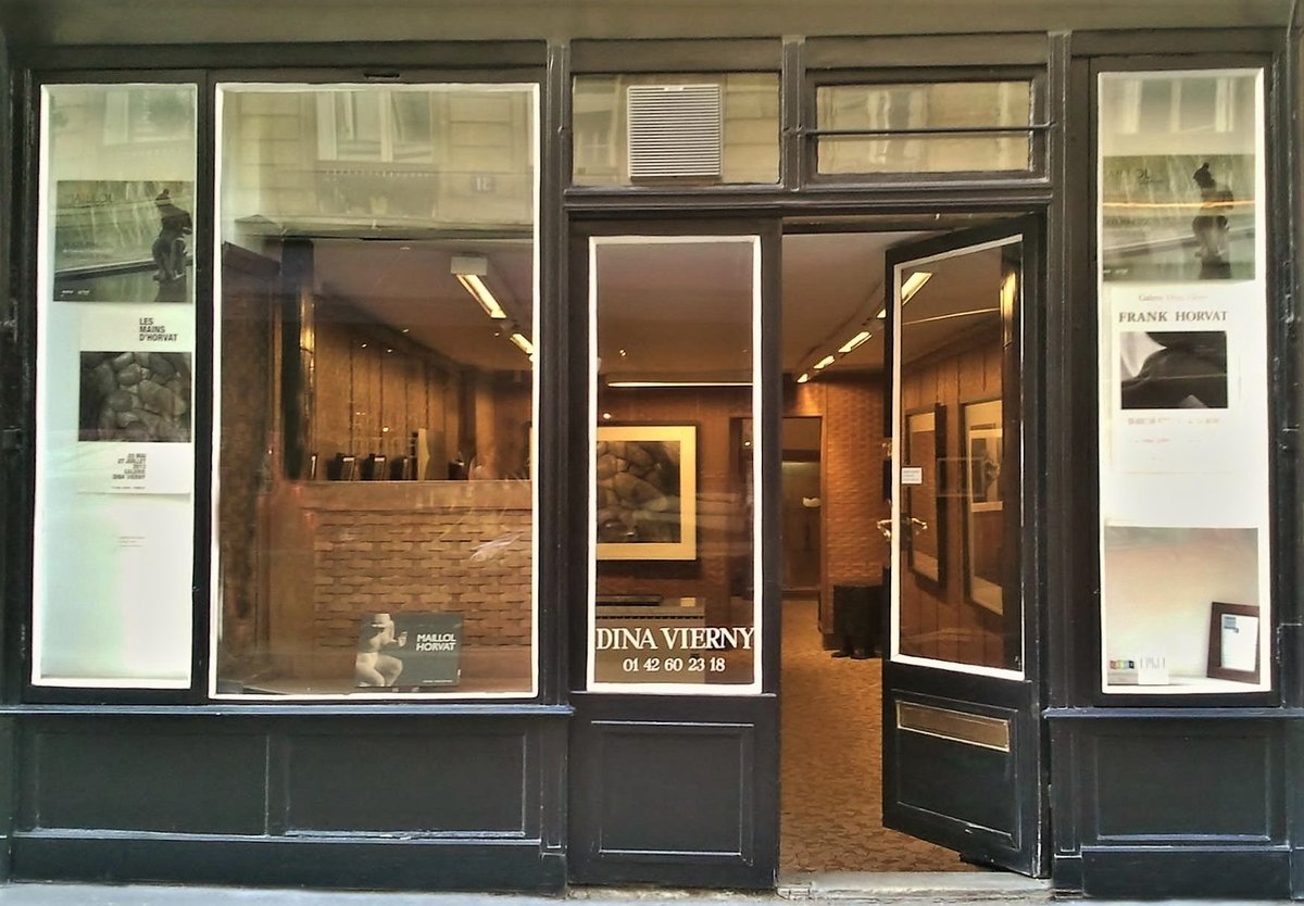 La galerie Dina Vierny, située 36 rue Jacob, dans le 6e arrondissement de Paris. Courtesy galerie Dina Vierny