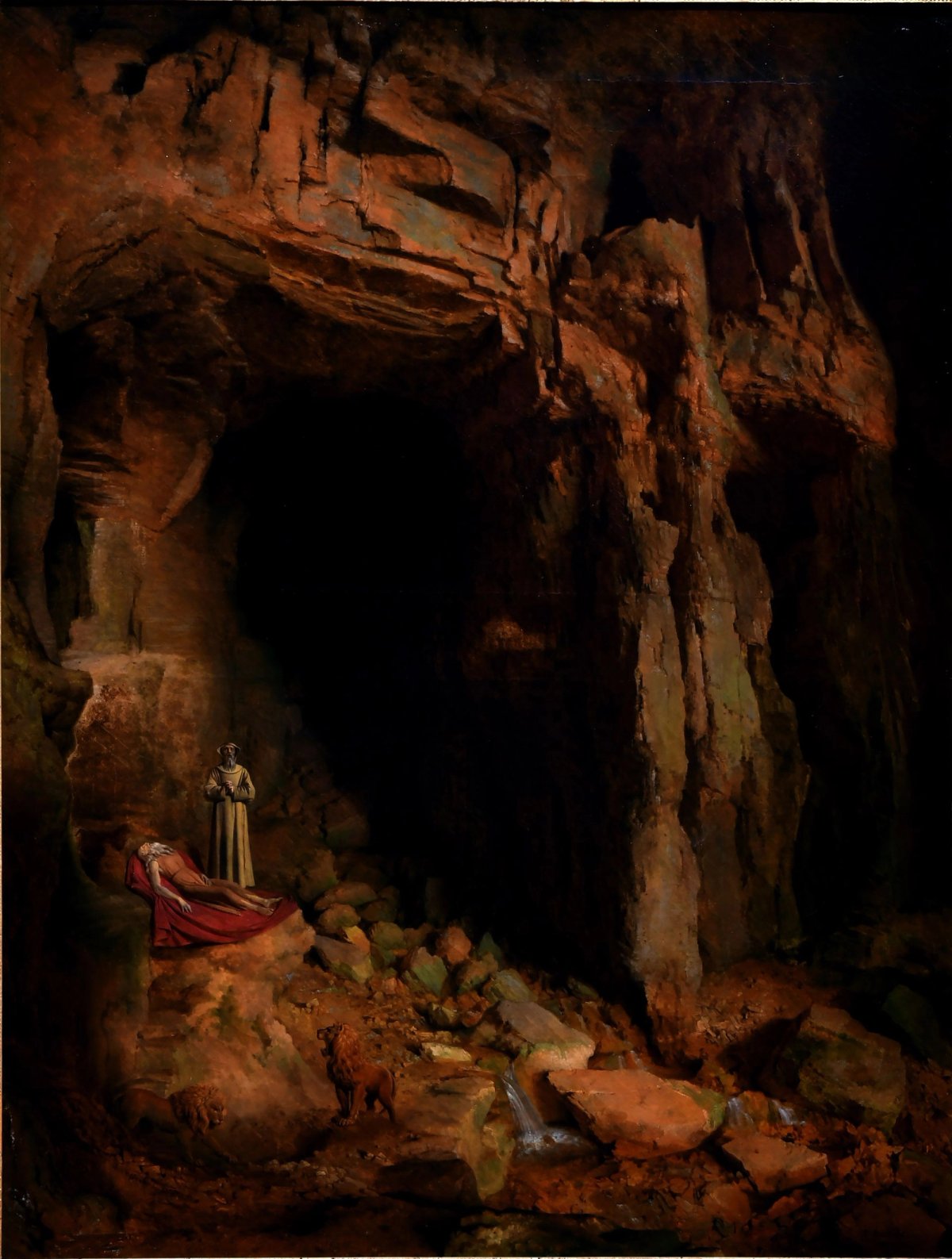 François Fleury-Richard, La Mort de saint Paul ermite, 1810, huile sur toile, Digne-les-Bains, musée Gassendi.
Courtesy du Musée Gassendi et de la Ville de Digne-les-Bains. Photo J.-M.Dagruma