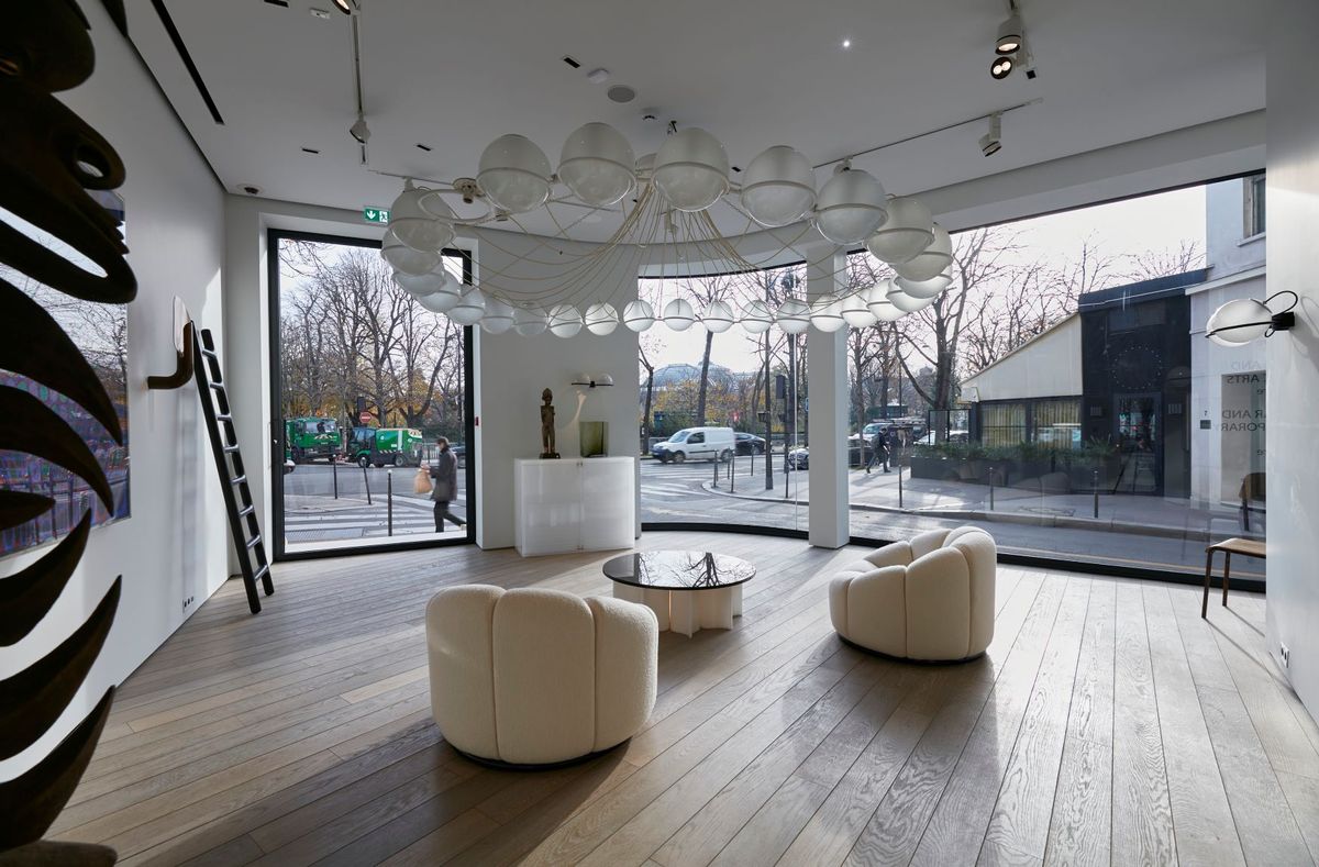 Le nouvel espace de Christie’s, avenue Matignon. Photo: Bruno Dieudonné