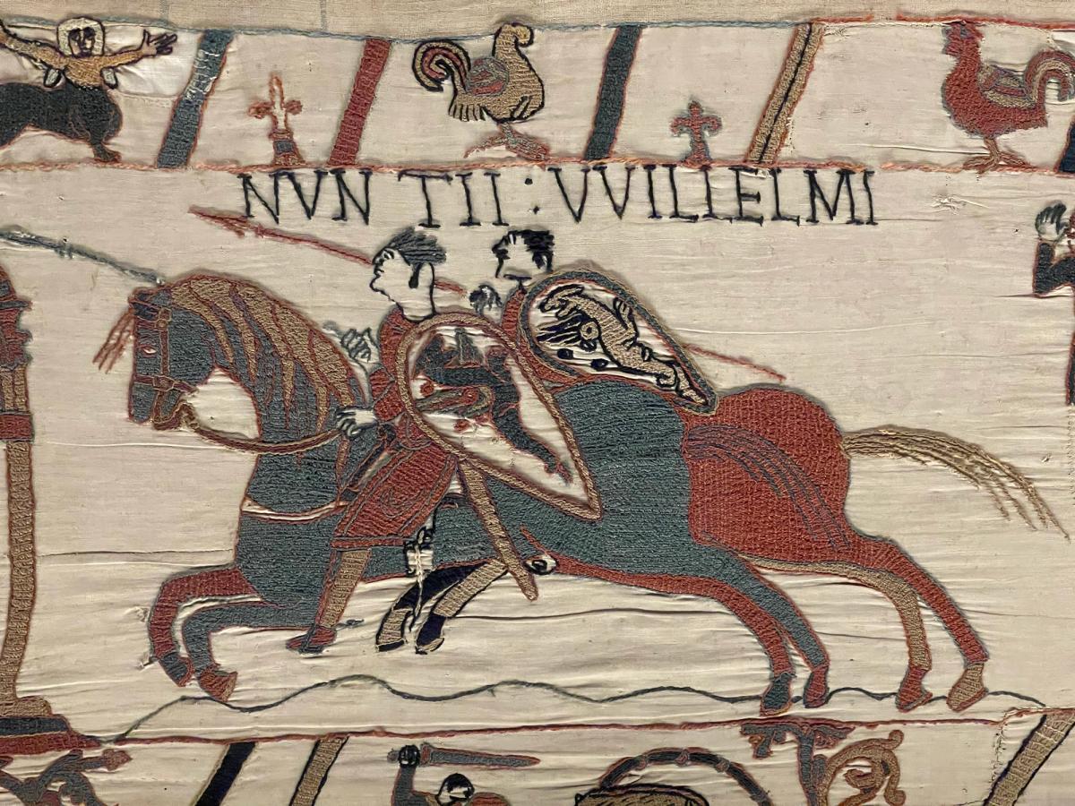 La Tapisserie de Bayeux (détail). Photo Philippe Régnier