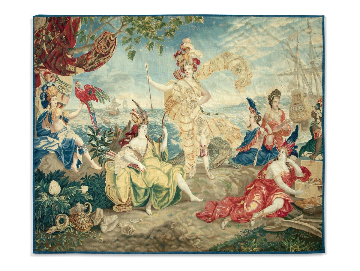 L’Amérique, début du XVIIIe siècle, vendu 332 060 euros. © Giquello / Drouot. Photo Maria Lannino, studio Sebert