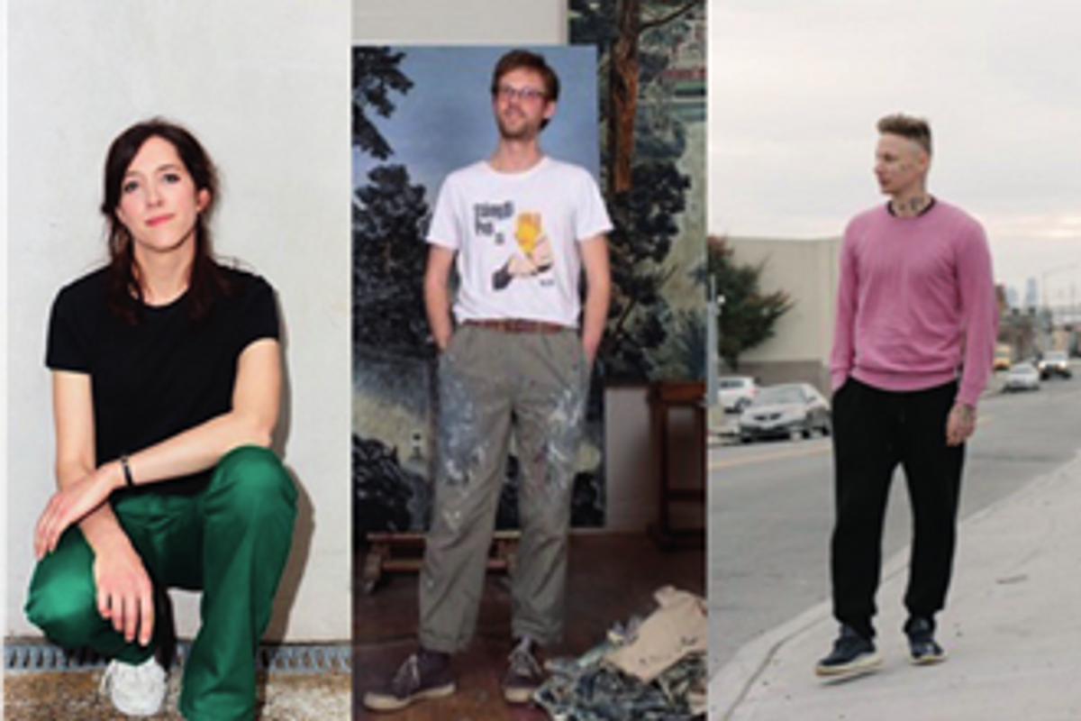 Marine Wallon, Pierre Seinturier et Florian Krewer. © Vincent Ferrané, Pierre Seinturier et Michael Werner Gallery