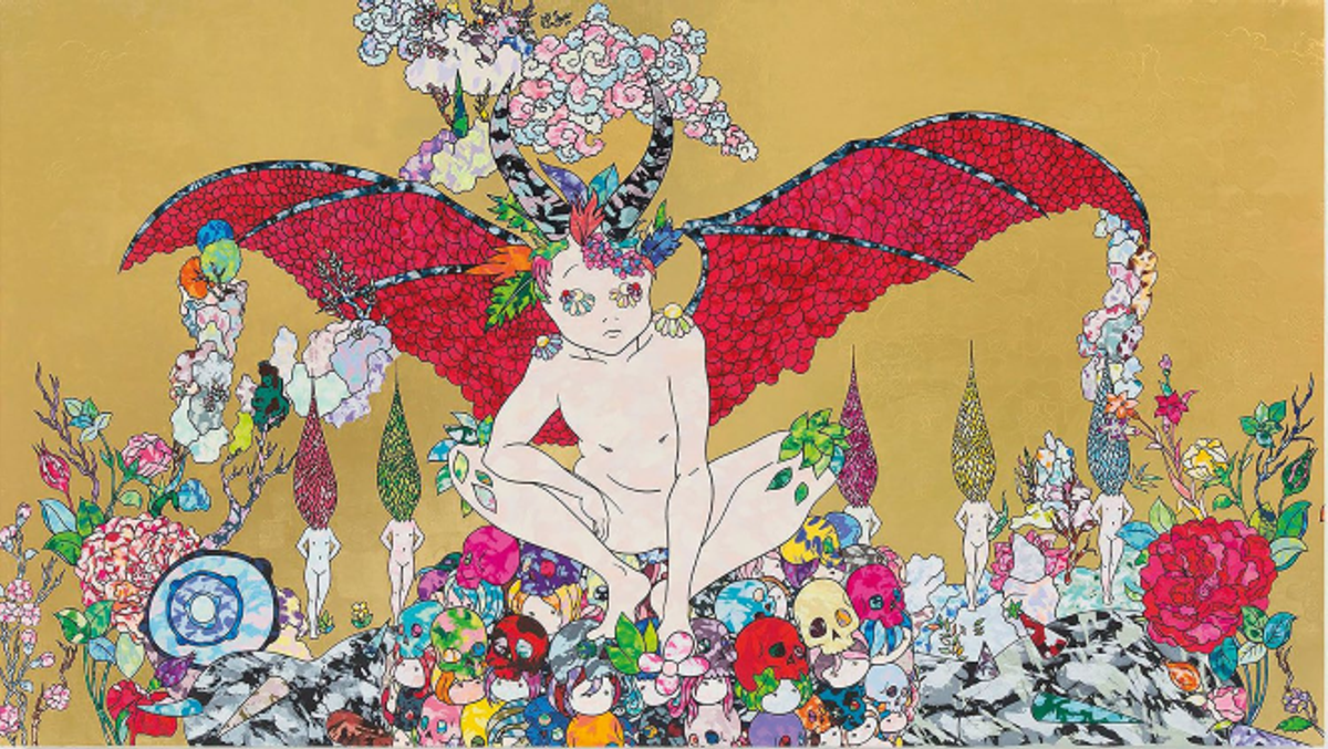 Soraya Sharghi, Anomaly, 2017, acrylique sur toile. Courtesy de l’artiste et Leila Heller Gallery.