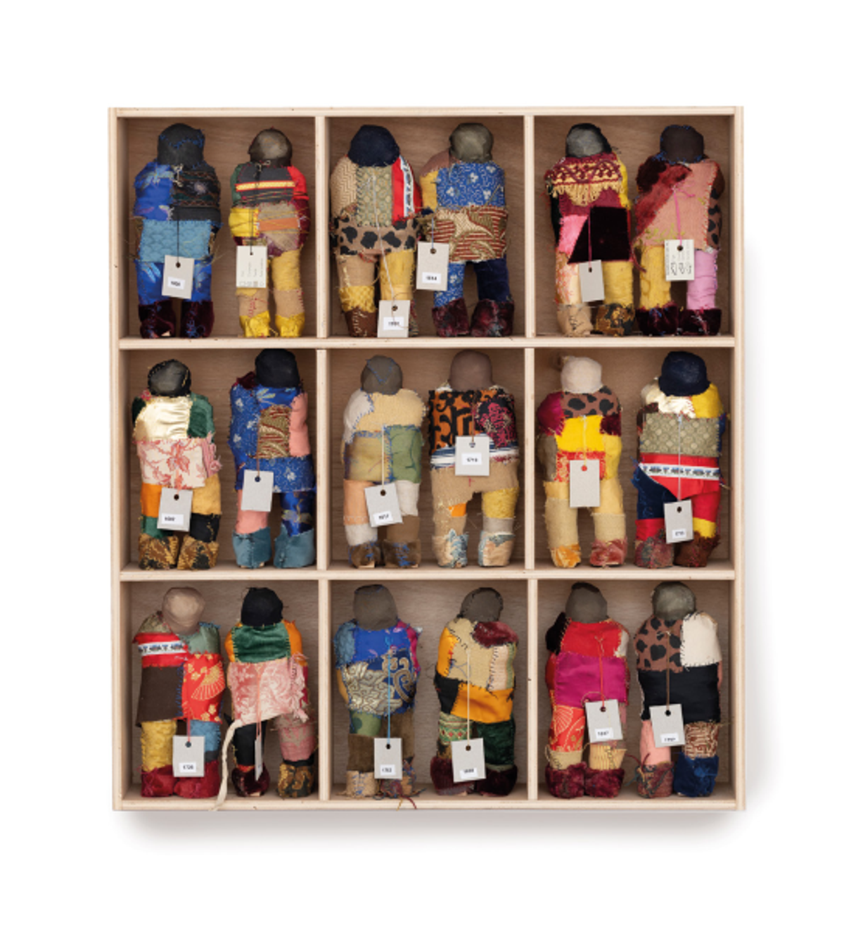 Alex Burke, Library, 2024, techniques mixtes.
Courtesy de l’artiste et de Loeve&Co