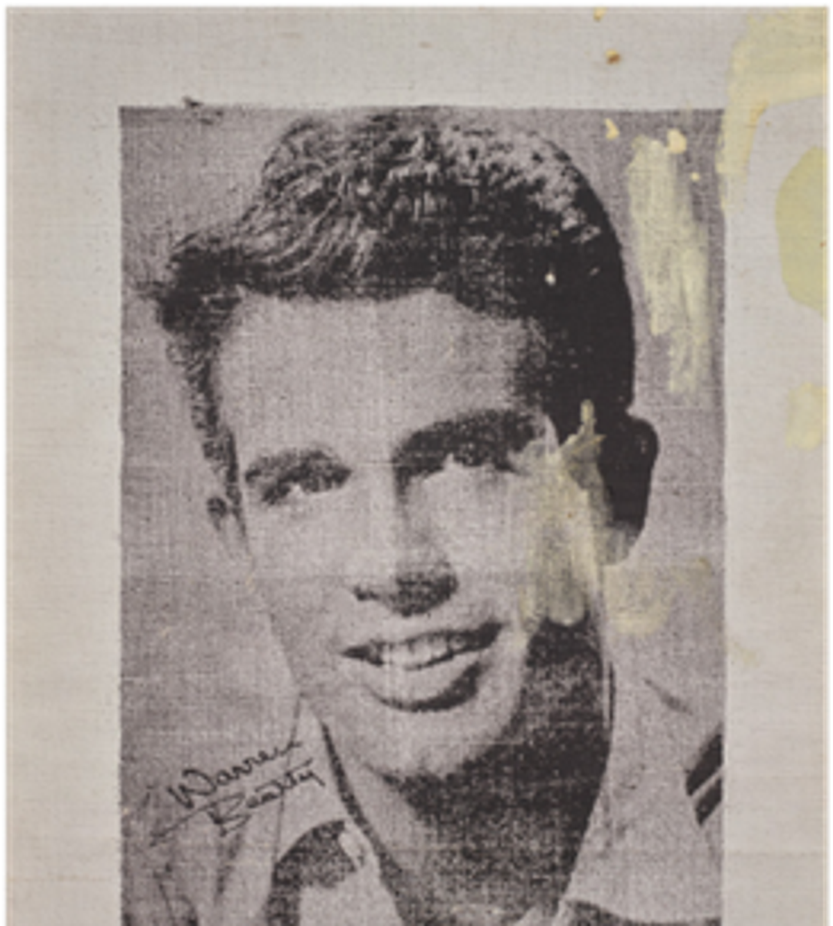 Andy Warhol, Warren, 1962, encre sérigraphique sur toile, est. 400 000 - 600 000 euros. © Artcurial