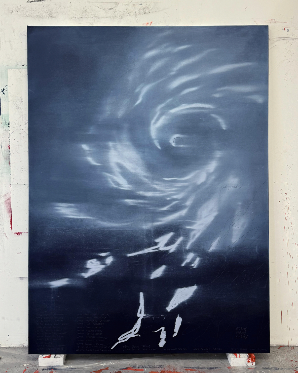 Caroline Corbasson, Wind, 2024, huile sur toile.

© Caroline Corbasson