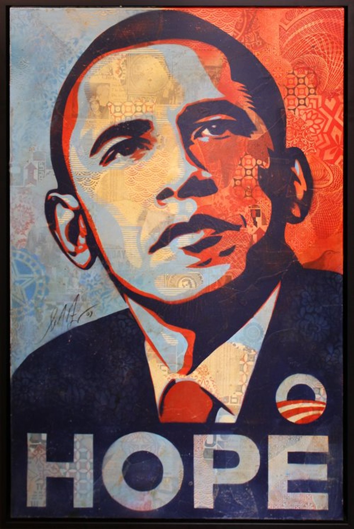 Shepard Fairey, Hope. Courtesy Santa Monica Auctions