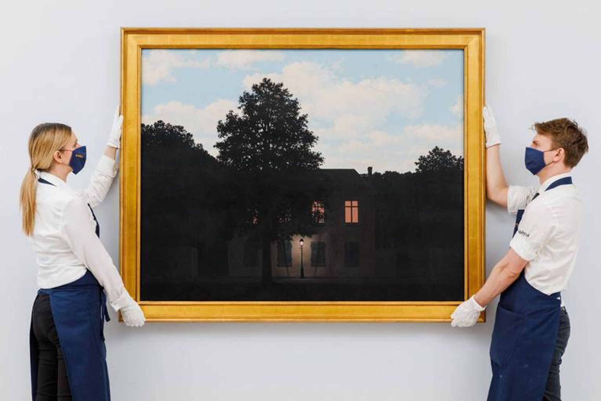 René Magritte, L’Empire des lumières, 1961. Courtesy Sotheby’s