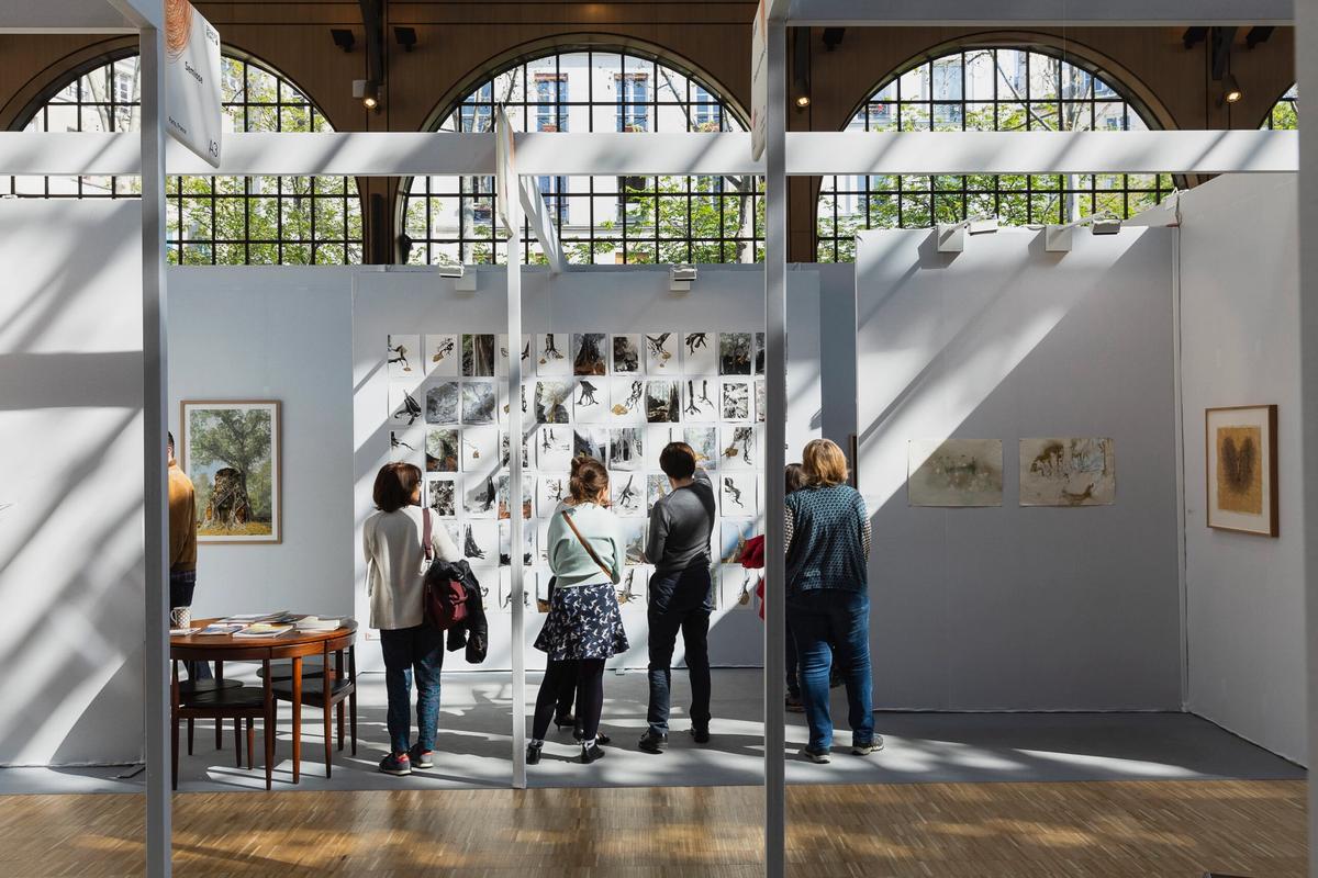 Drawing Now Art Fair 2019, stand de la Galerie Papillon. Photo : Emmanuel Nguyen Ngoc.