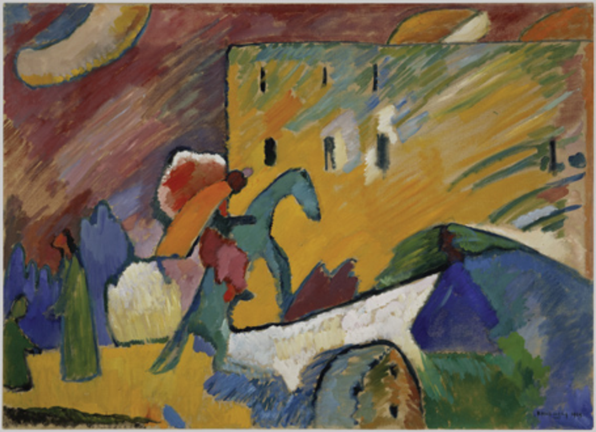 Vassily Kandinsky, Improvisation 3, 1909, huile sur toile, musée national d’Art moderne – Centre Pompidou, Paris.
© Centre Pompidou, MNAM-CCI/Adam Rzepka/ Dist. RMN-GP
