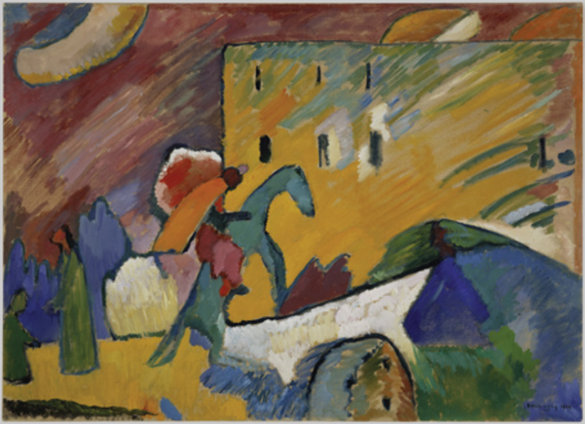 Vassily Kandinsky, Improvisation 3, 1909, huile sur toile, musée national d’Art moderne – Centre Pompidou, Paris.

© Centre Pompidou, MNAM-CCI/Adam Rzepka/ Dist. RMN-GP