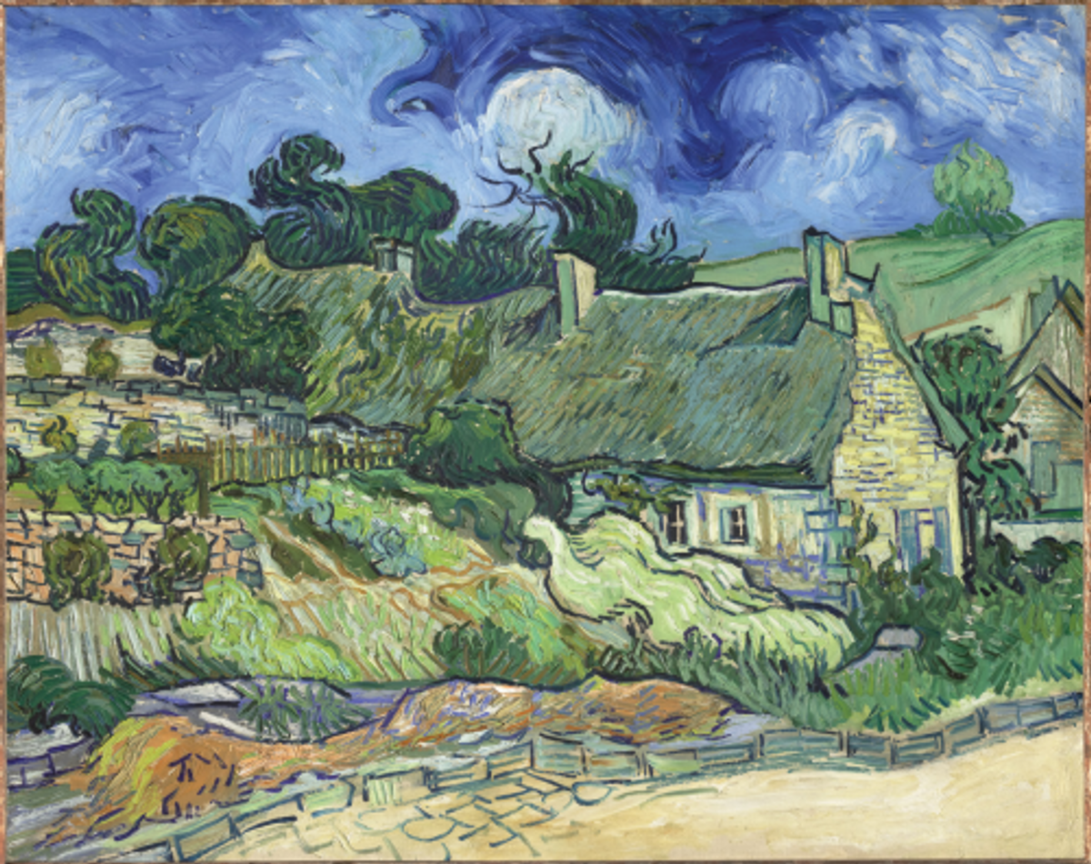 Vincent van Gogh, Chaumes de Cordeville à Auvers-sur-Oise, fin mai - début juin 1890, huile sur toile, Paris, musée d’Orsay. © Musée d’Orsay, dist. RMN-Grand Palais / Patrice Schmidt